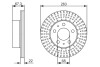 Тормозной диск BOSCH 0 986 479 480 (фото 1)