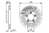 Диск тормозной BOSCH 0 986 479 580 (фото 1)