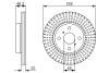 Тормозной диск BOSCH 0 986 479 616 (фото 1)