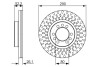 Тормозной диск BOSCH 0 986 479 626 (фото 1)