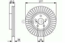 Гальмівний диск BOSCH 0 986 479 979
