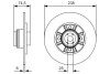 Тормозной диск BOSCH 0 986 479 A48 (фото 1)