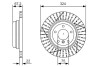 Тормозной диск - (34216795755 / 34216787931) BOSCH 0 986 479 A78 (фото 1)