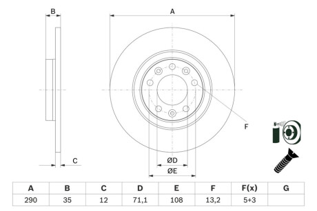 Автозапчасть BOSCH 0986479F52 (фото 1)