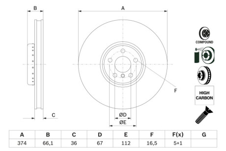 Автозапчасть BOSCH 0986479F54