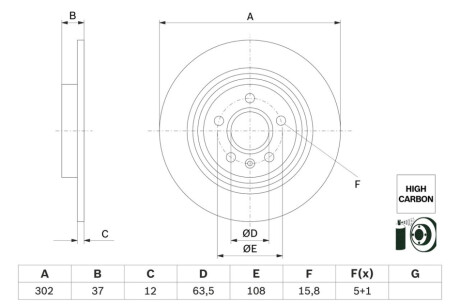 Автозапчастина BOSCH 0986479G98