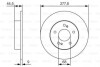 Тормозной диск - (43206WA201 / 4320631U12 / 432064U001) BOSCH 0986479T86 (фото 1)