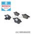 Комплект тормозных колодок, дисковый тормоз BOSCH 0 986 494 035 (фото 1)