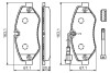 Гальмівні колодки дискові BOSCH 0 986 494 334 (фото 7)