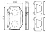 Колодки гальмівні дискові BOSCH 0 986 494 352 (фото 1)