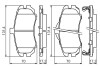 Колодки дискового тормоза BOSCH 0 986 494 426 (фото 5)