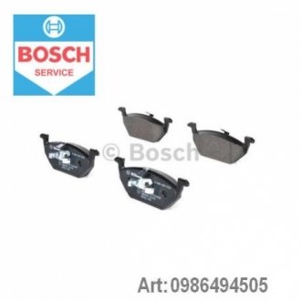 Колодки дискового тормоза BOSCH 0986494505 (фото 1)