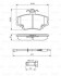 Колодки гальмівні - (7711130071 / 7701209639 / 410602192R) BOSCH 0986494522 (фото 1)