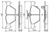 Гальмівні колодки, дискові BOSCH 0986494836 (фото 1)