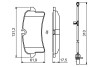 Колодки гальмівні дискові BOSCH 0986494841 (фото 7)