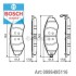 Тормозные колодки - (96281937 / 96446742 / 962145178) BOSCH 0986495116 (фото 1)