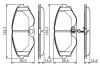 Тормозные колодки - (AY040NS076 / AY040NS050 / AY040NS036) BOSCH 0986495147 (фото 1)