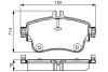 Гальмівні колодки дискові MB A/B W176/W246 "F "11>> BOSCH 0986495298 (фото 5)