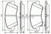 Тормозные колодки - (58101M0A10 / 58101A6A02 / 58101A5A00) BOSCH 0986495343 (фото 2)