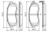 NISSAN Тормозные колодки передн.Tiida 04-,Juke 14-,Maxima QX BOSCH 0986495379 (фото 1)