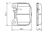 Тормозные колодки задн.(без датч.) DB W163 (ML-klasse) - BOSCH 0986495440 (фото 1)