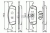 Комплект тормозных колодок BOSCH 0 986 TB3 172 (фото 1)