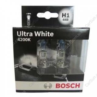 Автолампа Ultra Life H1 P14,5s 55 W прозоро-блакитна BOSCH 1987301180