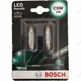 Лампа___ LED Retrofit C5W к-т 2 шт - (Z046022 / N0177252 / N0175252) BOSCH 1987301501