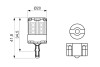 Автолампа светодиодная (W21W 12V 2,5W LED 6000K COOL) BOSCH 1987301524 (фото 6)