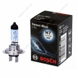 Лампа розжарювання H7 12V 55W PX26d Xenon Blue (вир-во) BOSCH 1987302075 (фото 1)