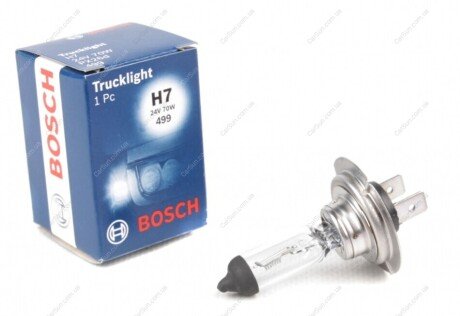 Лампочка Галогенна H7 24V 70W Px26D (Фара) BOSCH 1987302471