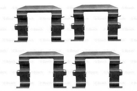 Комплектующие, колодки дискового тормоза - (581443E500) BOSCH 1987474420 (фото 1)