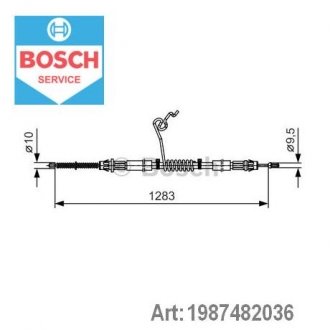 Автозапчасть BOSCH 1 987 482 036 (фото 1)