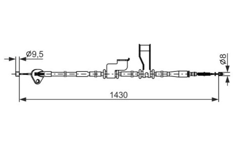 LINKA HAM. RРЃCZ. HYUNDAI T. I10 1,0-1,2 08-13 LE BOSCH 1 987 482 835