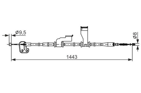 LINKA HAM. RРЃCZ. HYUNDAI T. I10 1,0-1,2 08-13 PR BOSCH 1 987 482 836