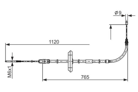 LINKA HAM. RРЃCZ. MINI P. ONE/COOPER 13- BOSCH 1 987 482 867