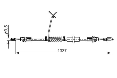 LINKA HAM. RĐCZ. FORD T. TRANSIT 2,3 16V 06-14 LE BOSCH 1 987 482 881