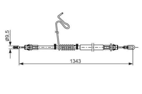 LINKA HAM. RРЃCZ. FORD T. TRANSIT 2,2-3,2 TDCI 06- LE BOSCH 1 987 482 883