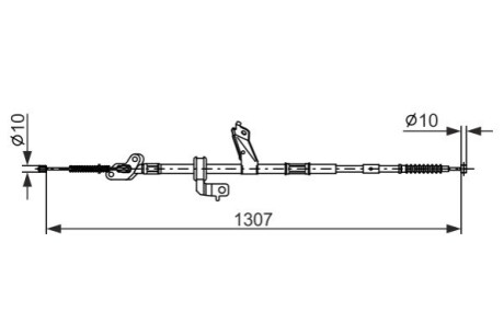 LINKA HAM. RРЃCZ. TOYOTA T. RAV 4 1,8-2,0 00-05 PR BOSCH 1 987 482 902