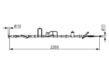 LINKA HAM. RРЃCZ. HONDA T. CR-V 2,0 02-04 PR BOSCH 1 987 482 918