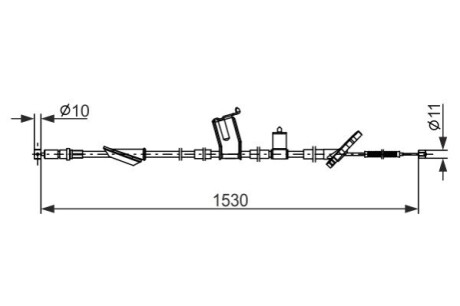 LINKA HAM. RРЃCZ. HONDA T. CR-V 2,0 02-04 LE BOSCH 1 987 482 919