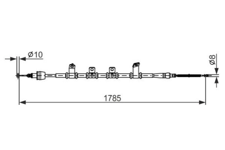 LINKA HAM. RĐCZ. HYUNDAI T. IX35 2,0 4WD 10-13 LE BOSCH 1 987 482 921