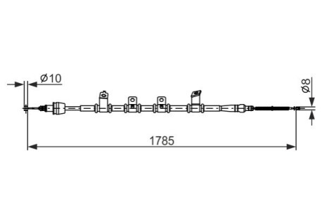 LINKA HAM. RĐCZ. HYUNDAI T. IX35 2,0 4WD 10-13 PR BOSCH 1 987 482 922