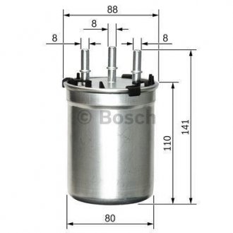 Топливный фильтр - (6R0127400D) BOSCH F026402834