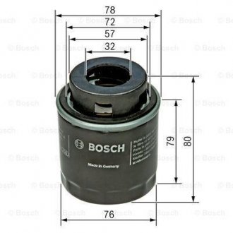 Фільтр масла BOSCH F 026 407 079 (фото 1)