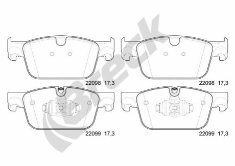 Автозапчастина BRECK 220980055100