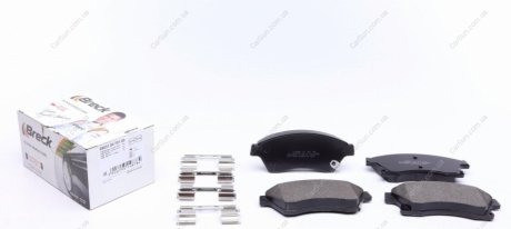 Комплект гальмівних колодок, дискове гальмо BRECK 25031 00 701 00 (фото 1)