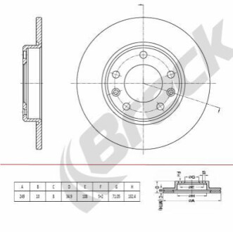 BRECK BR081SA100