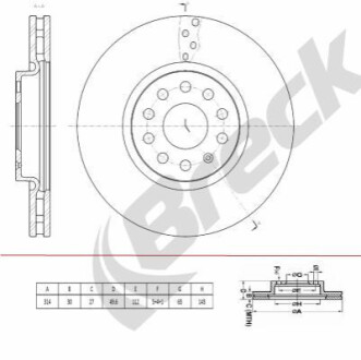 Автозапчасть BRECK BR440VA100