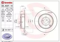 Тормозной диск BREMBO 08A33711 (фото 1)